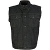 Z1R Denim Men's Cruiser Vests