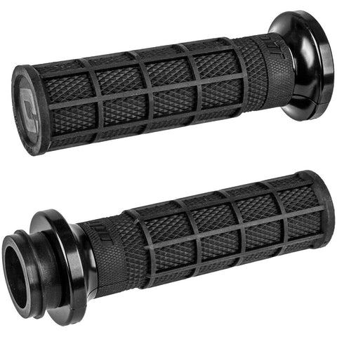 ODI Harley-Davidson 1984+ Cable V-Twin Lock-On Hart-Luck Signature Full-Waffle Hand Grips