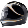 Biltwell Lane Splitter Flames 22.06 Adult Street Helmets