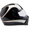 Biltwell Lane Splitter Flames 22.06 Adult Street Helmets