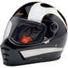 Biltwell Lane Splitter Flames 22.06 Adult Street Helmets