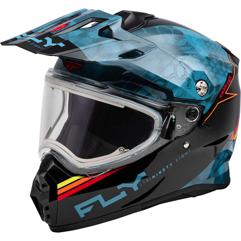 Fly Racing Trekker Cold Weather Conceal 2024 Electric Shield Adult Snow Helmets