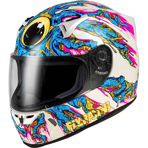Fly Racing Revolt Space Creep Adult Street Helmets