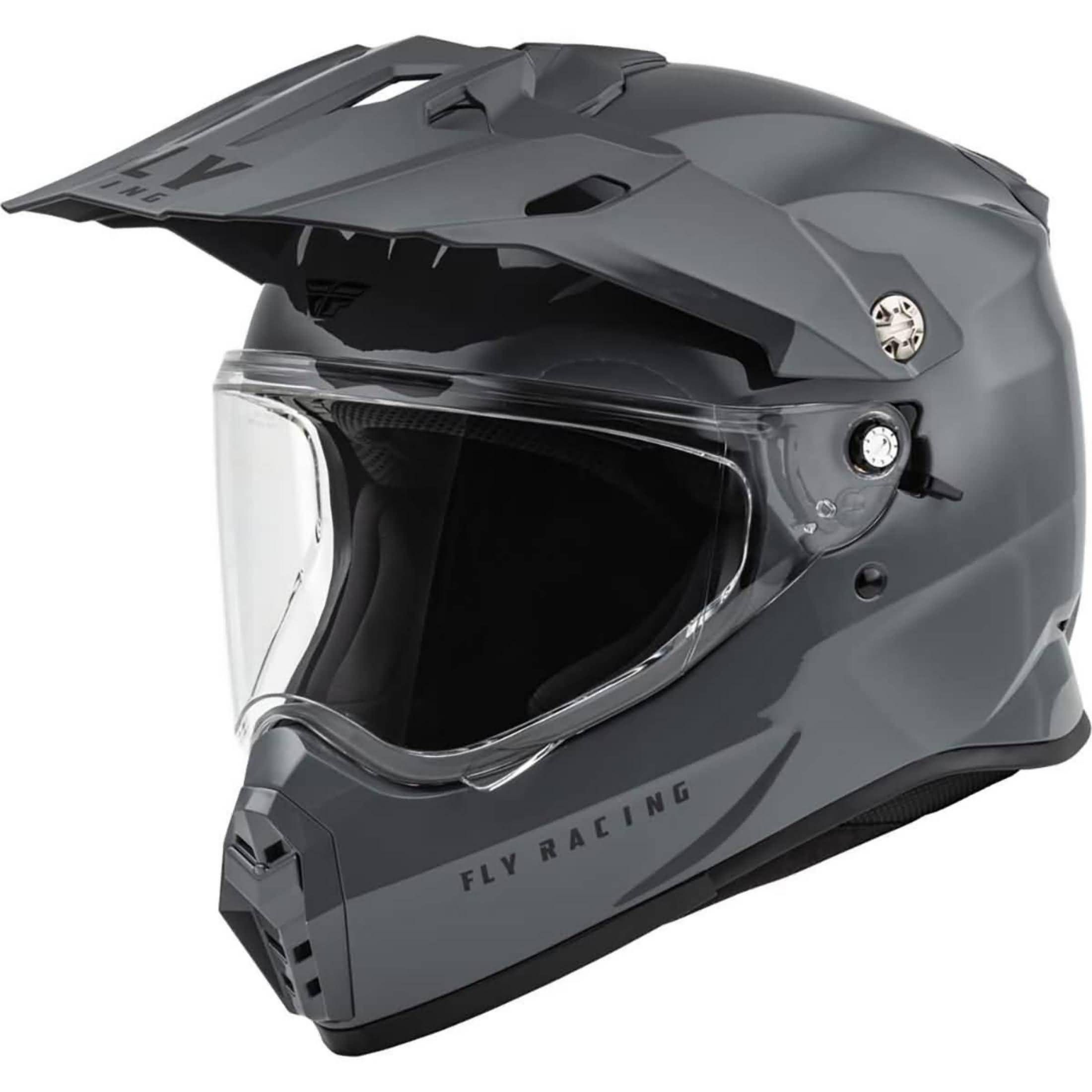 Fly Racing Trekker Solid Helmet Grey XL
