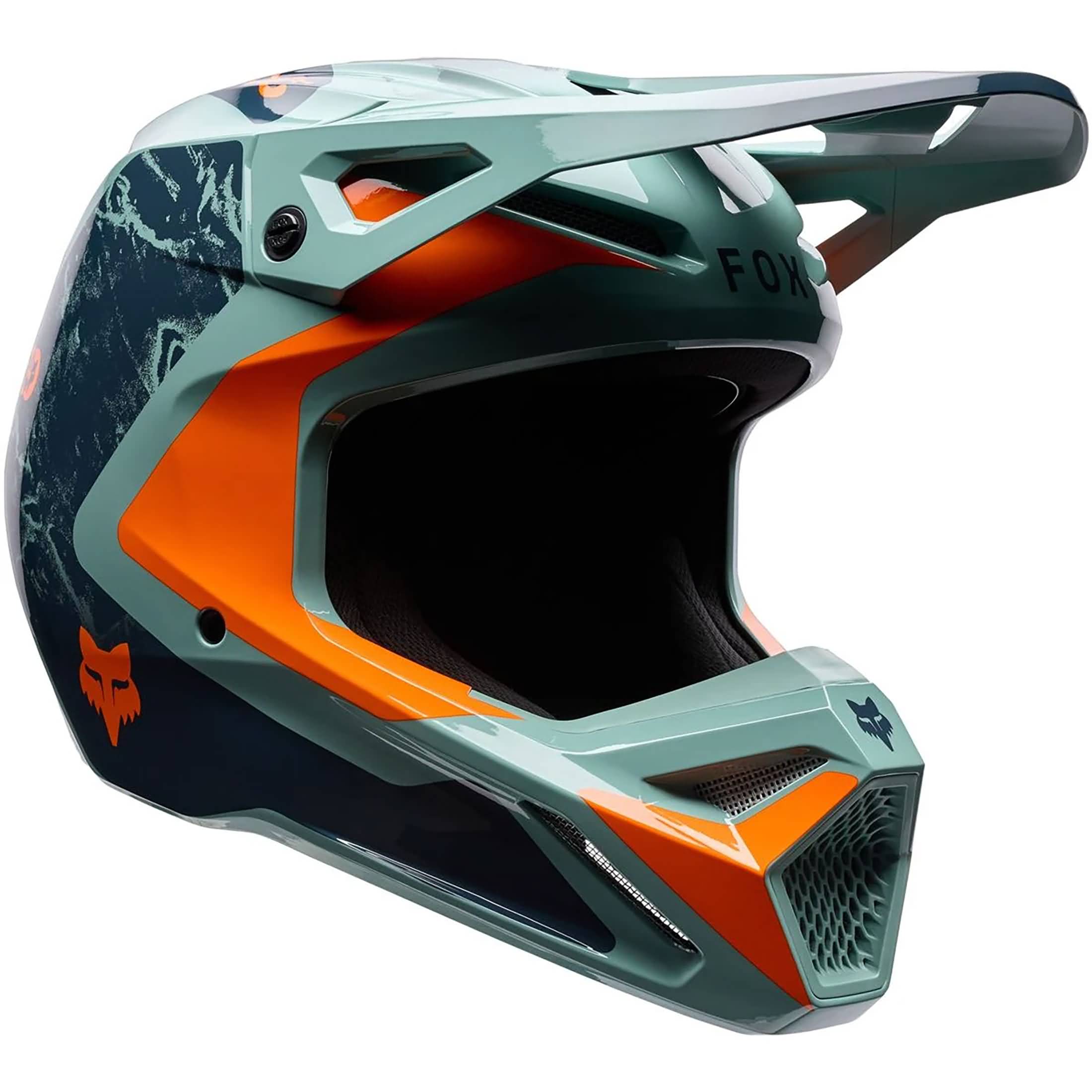 Fox Racing V1 Image Print MIPS Adult Off-Road Helmets-38640
