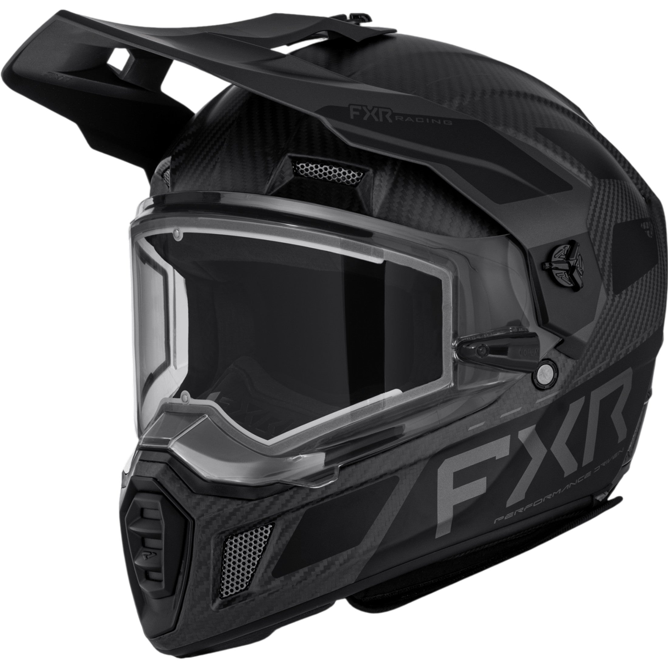FXR Clutch X Pro Carbon Adult Snow Helmets - Black Ops