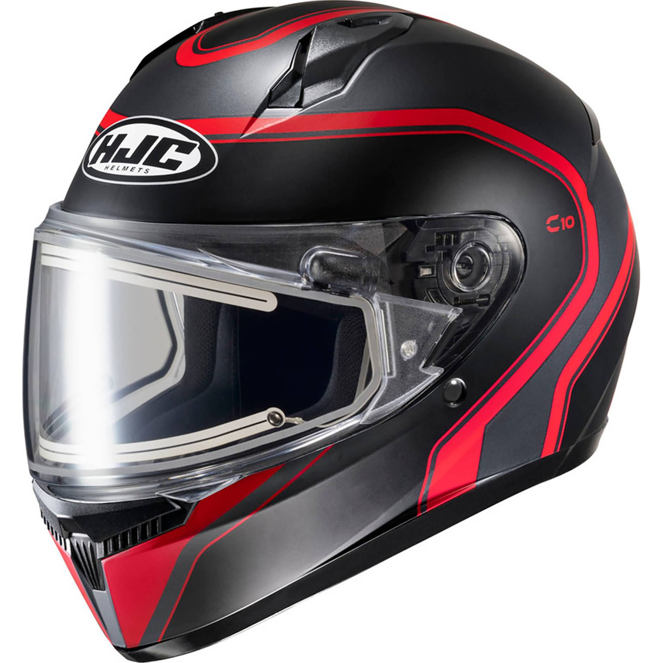 HJC C10 Elie Electric Shield Adult Snow Helmets – Shop Action Sports