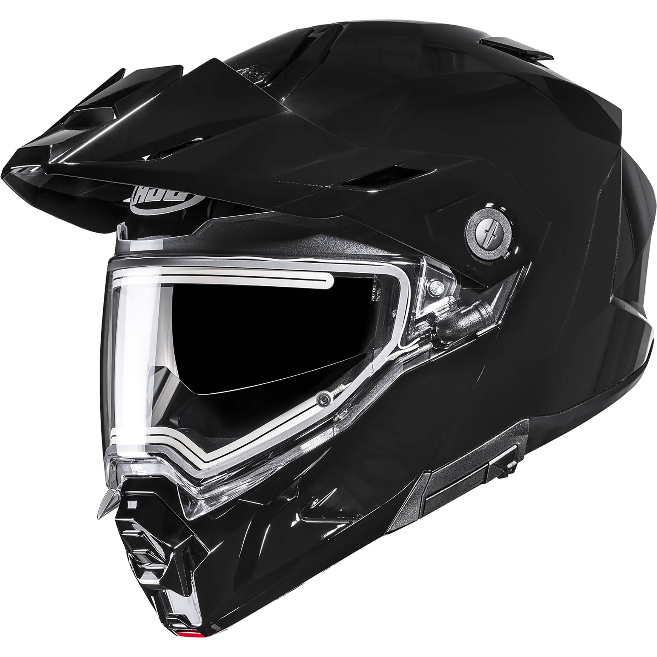 HJC i80 Solid Electric Shield Adult Snow Helmets Black / Medium