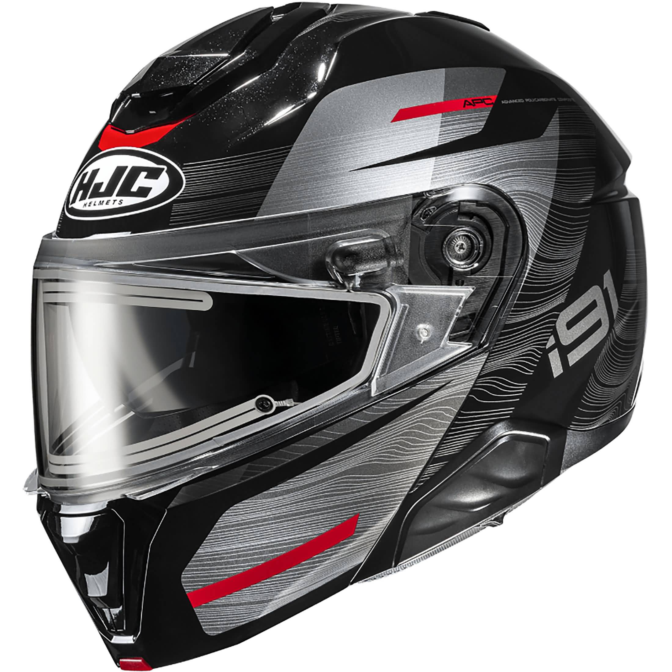 HJC i91 Dusk Electric Shield Adult Snow Helmets-1248