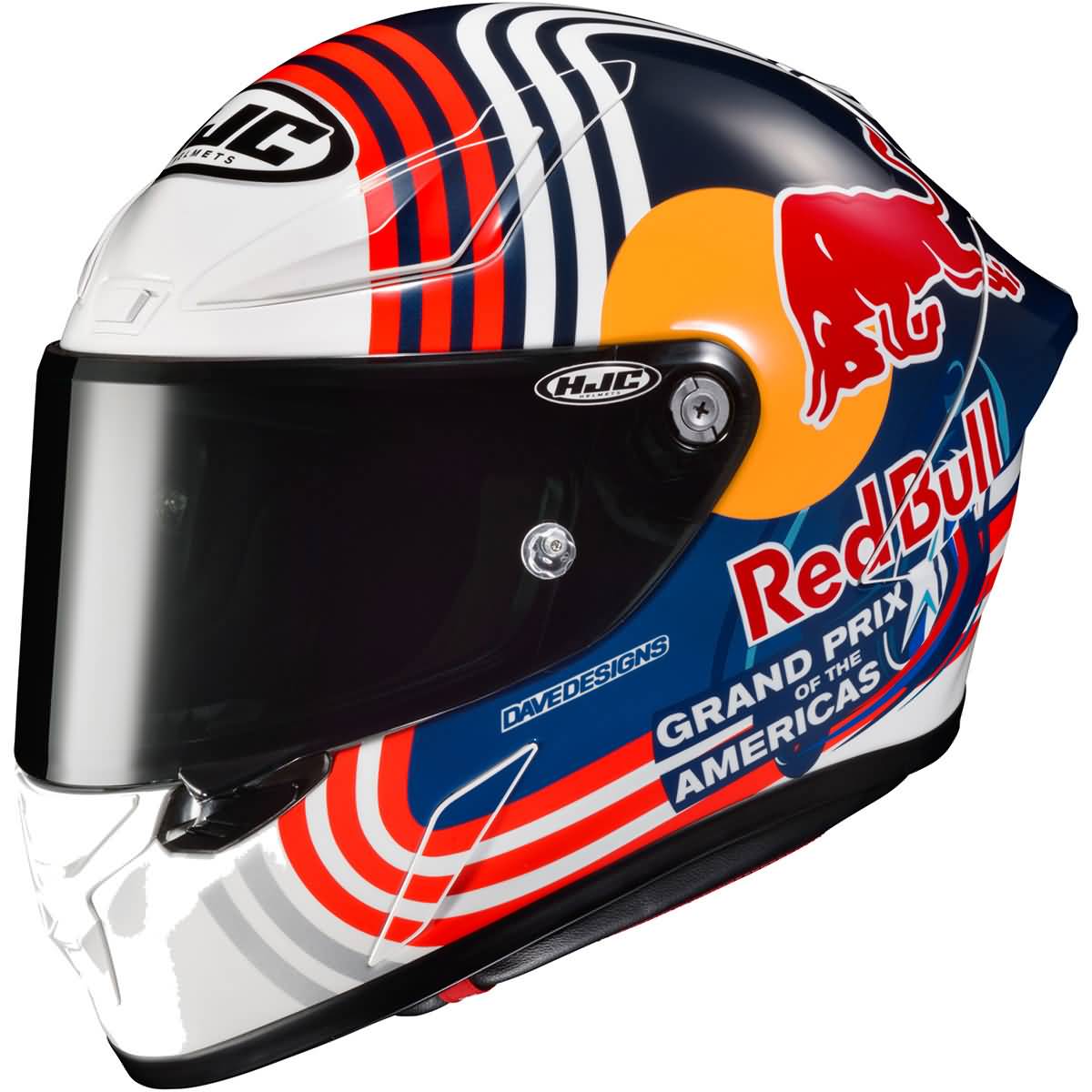 HJC RPHA 1N Red Bull Austin GP Adult Street Helmets-0809