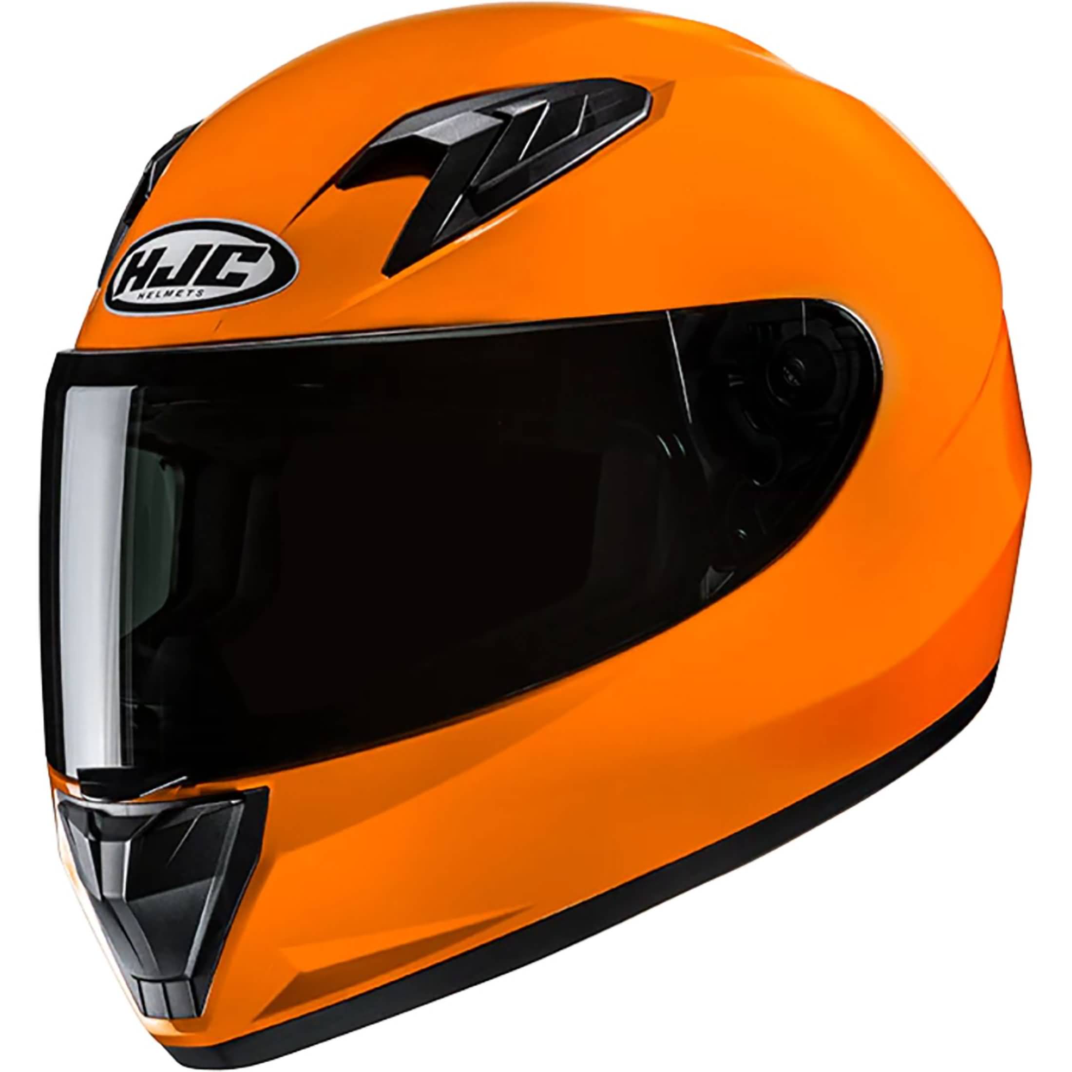 HJC Y10 Youth Helmet Solid Orange Large