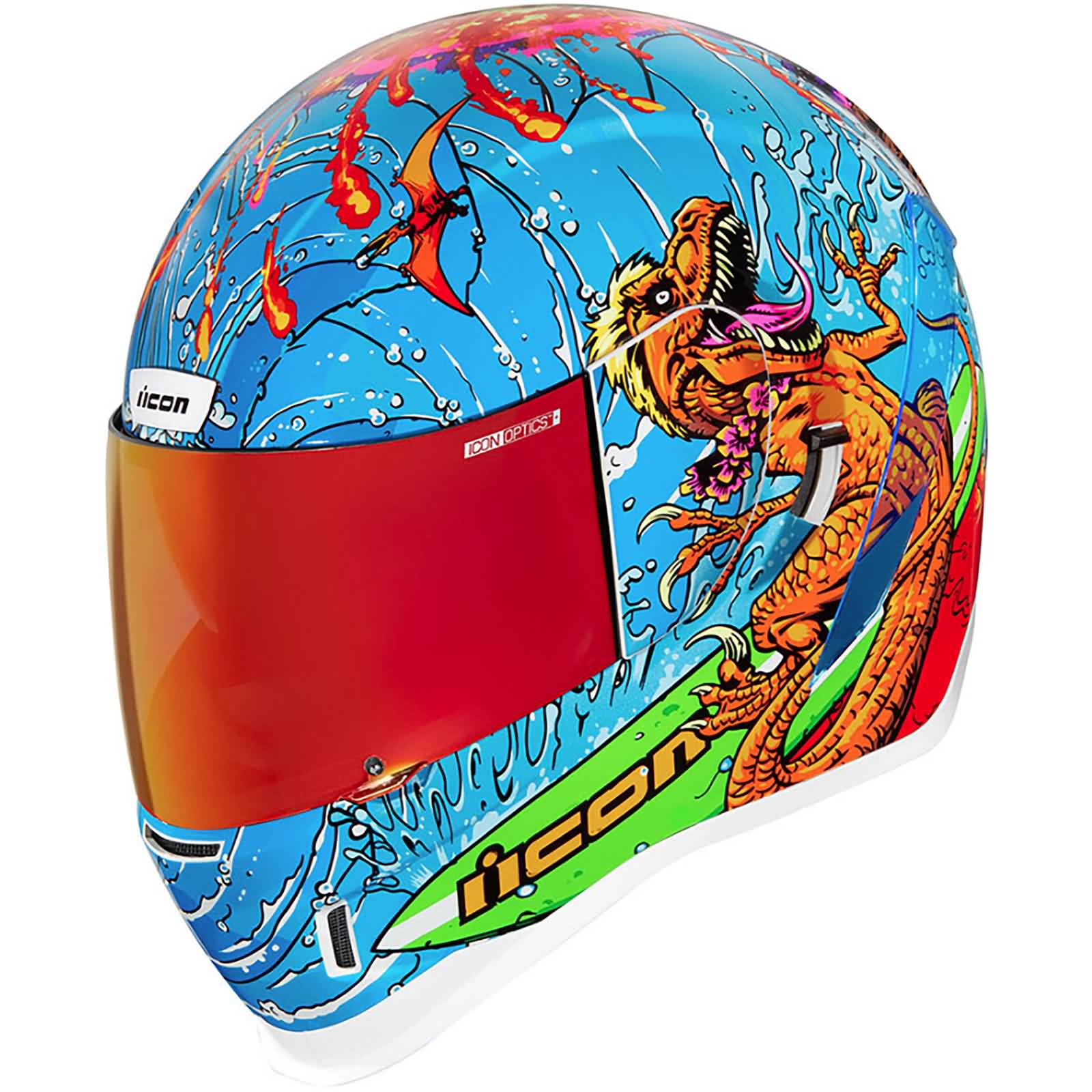 Icon Airform Dino Fury Adult Street Helmets-0101