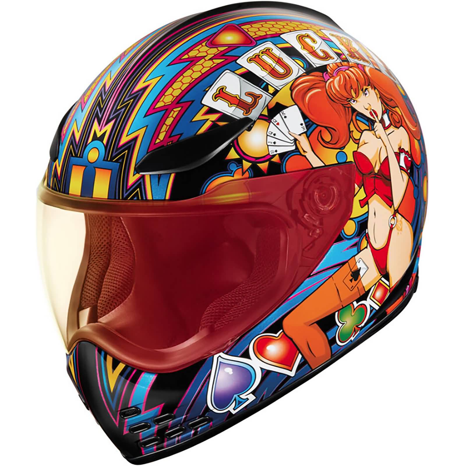 Icon Domain Lucky Lid 4 Adult Street Helmets-0101