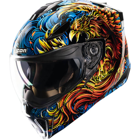Icon Threshold Modular Burn Birdie Burn Adult Street Helmets