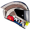 KYT John McGuinness Special Edition KX-1 Race GP with Signed Holographic Trading Card Adult Street Helmets