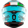 KYT TT-REVO Replica Edition Leopard Replica Tri-Color Adult Street Helmets