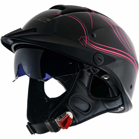 LS2 Rebellion Wheels & Wings Half Adult Cruiser Helmets