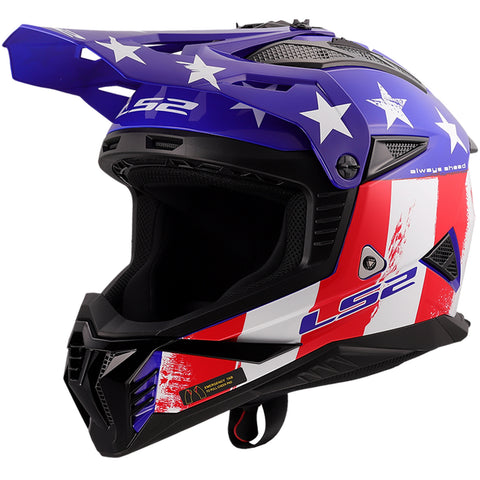 LS2 Gate II Battle Scar Adult Off-Road Helmets