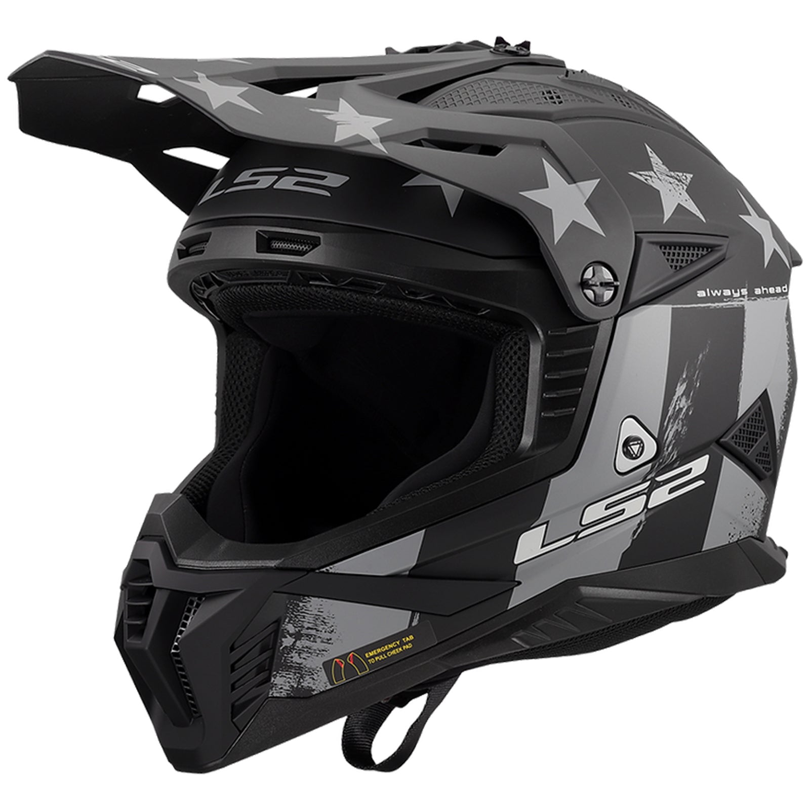 LS2 Gate II Battle Scar Adult Off-Road Helmets-708