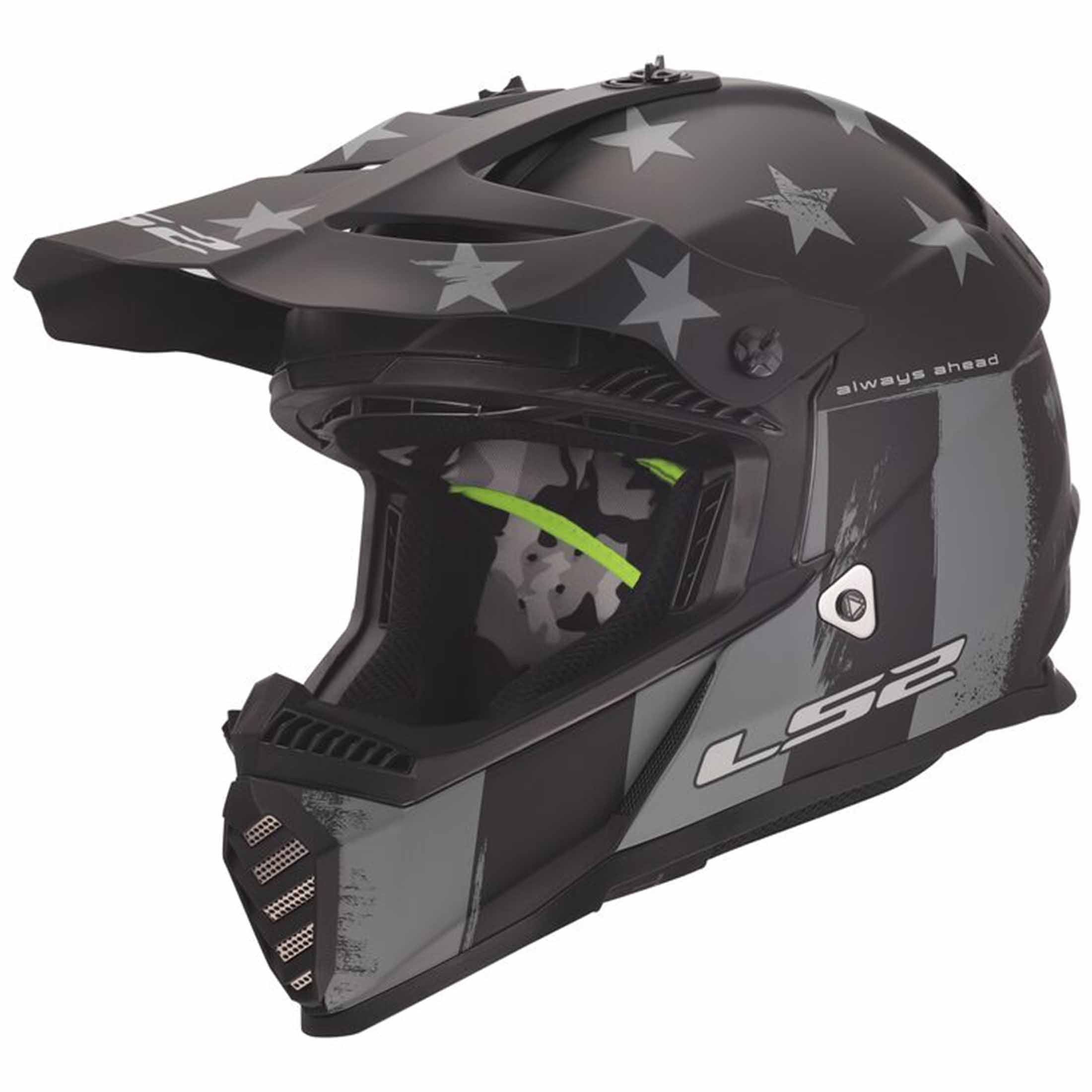 LS2 Gate II Battle Scar Youth Off-Road Helmets-437G
