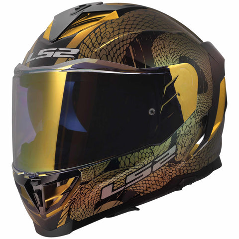 LS2 Assault III Snakebite Adult Street Helmets