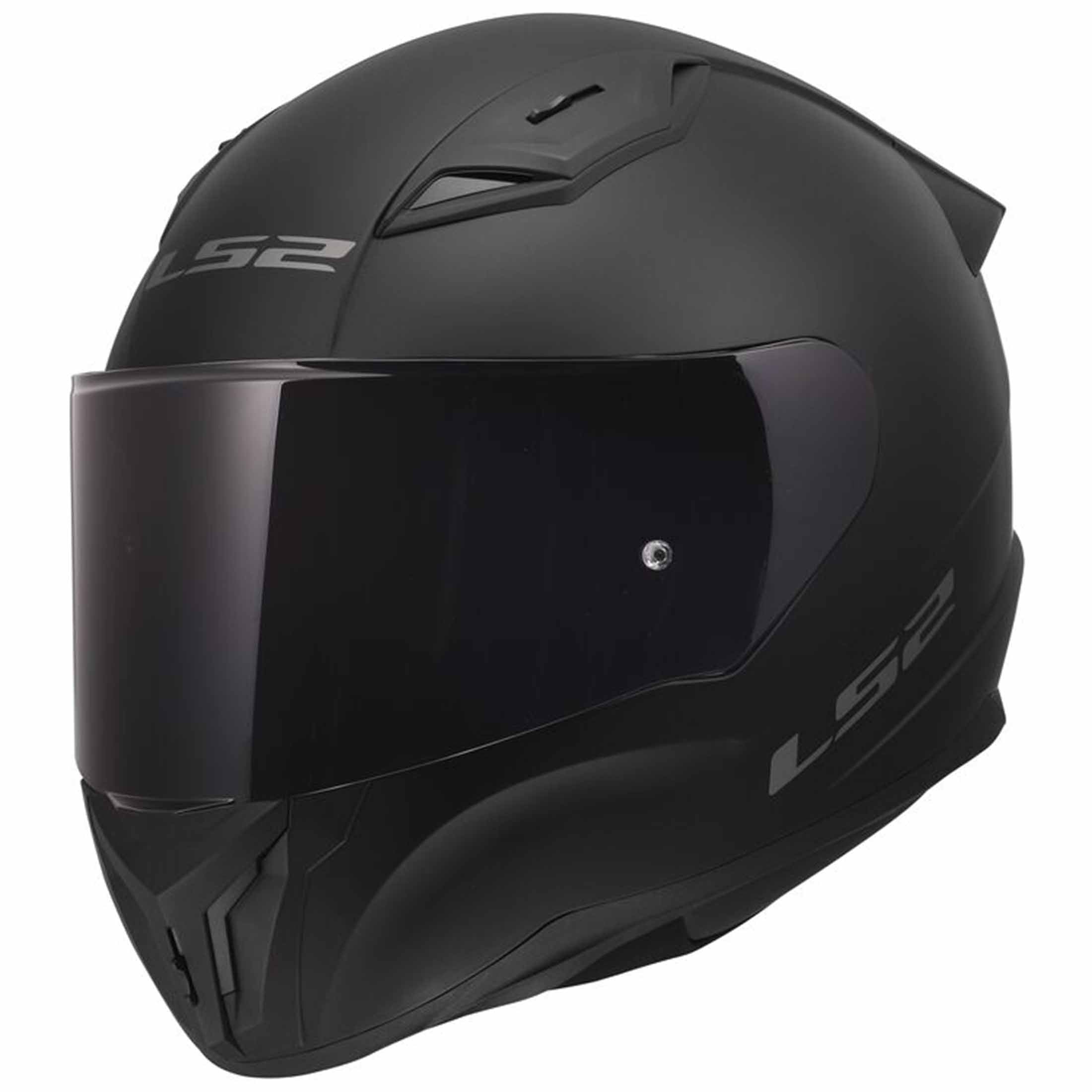 LS2 Centric Dark Smoke Shield Adult Street Helmets-810