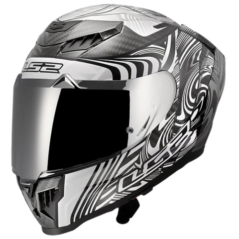LS2 Dragon Carbon Enthum Adult Street Helmets
