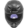 LS2 Dragon Carbon Solid Adult Street Helmets