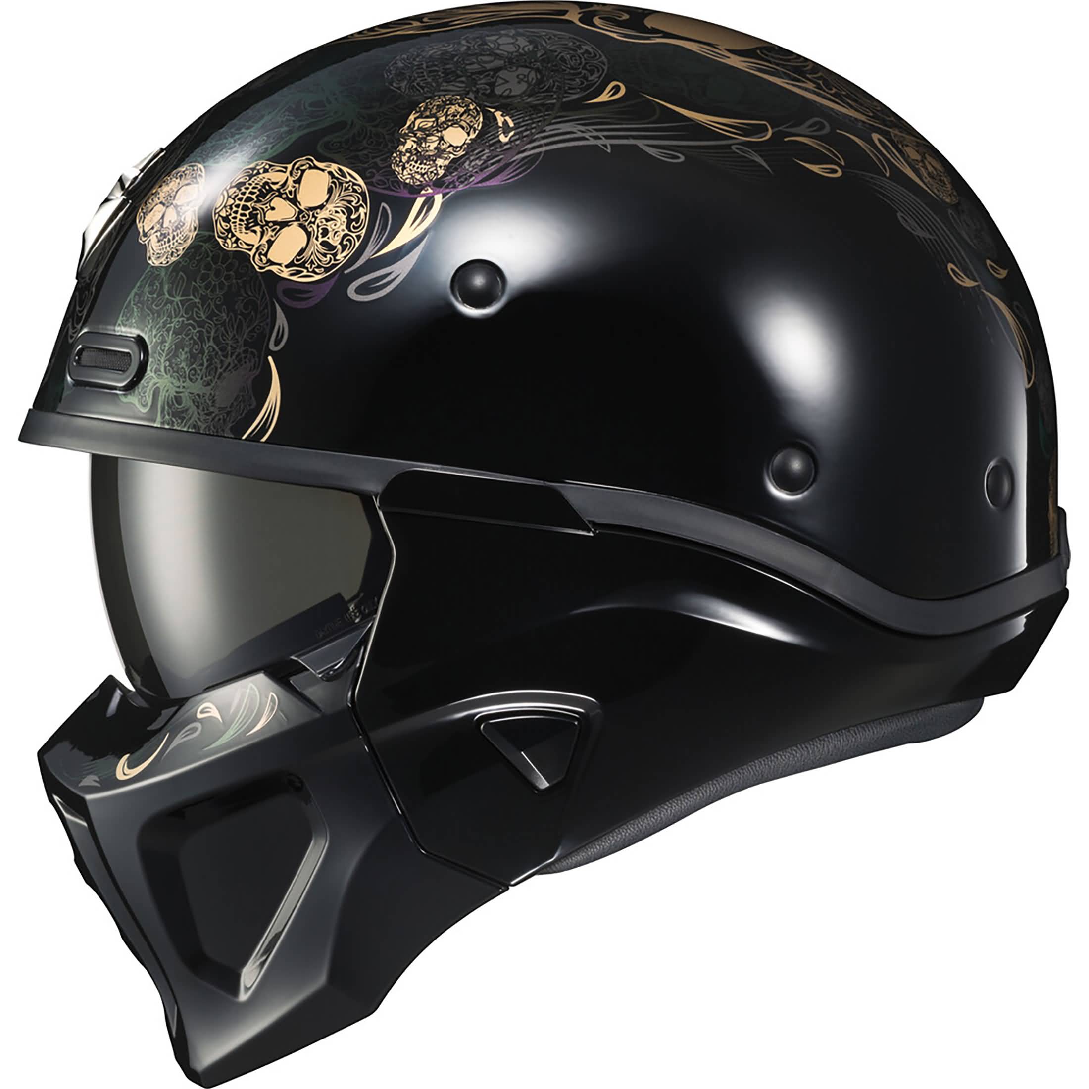 Scorpion EXO Covert X Kalavera Adult Cruiser Helmets-75-1619