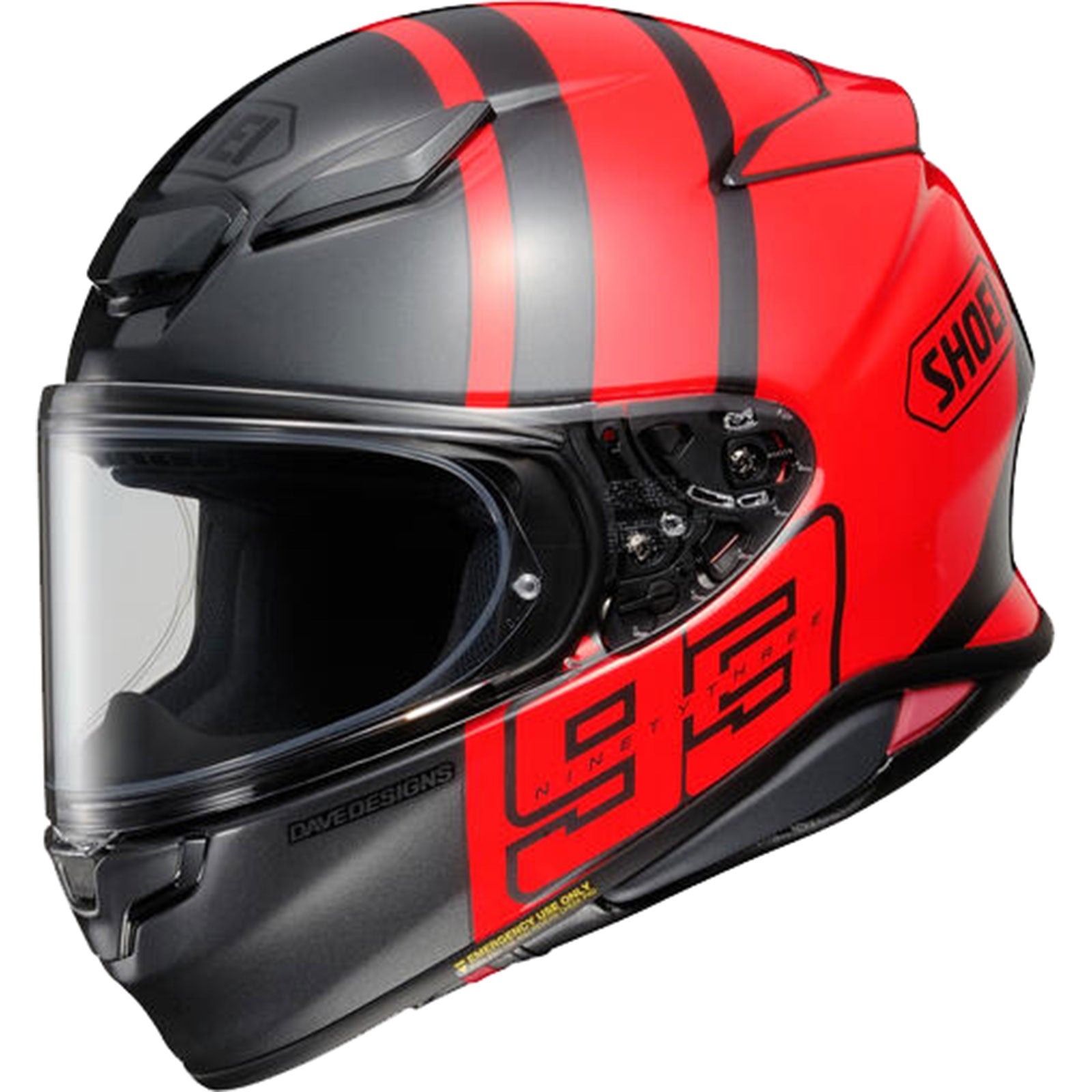 Shoei RF-1400 MM93 Collection Track Adult Street Helmets-0101