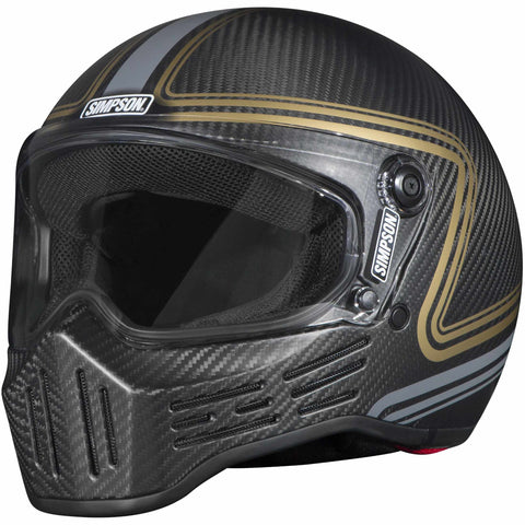 Simpson M30 Bandit Slipline Carbon Adult Street Helmets