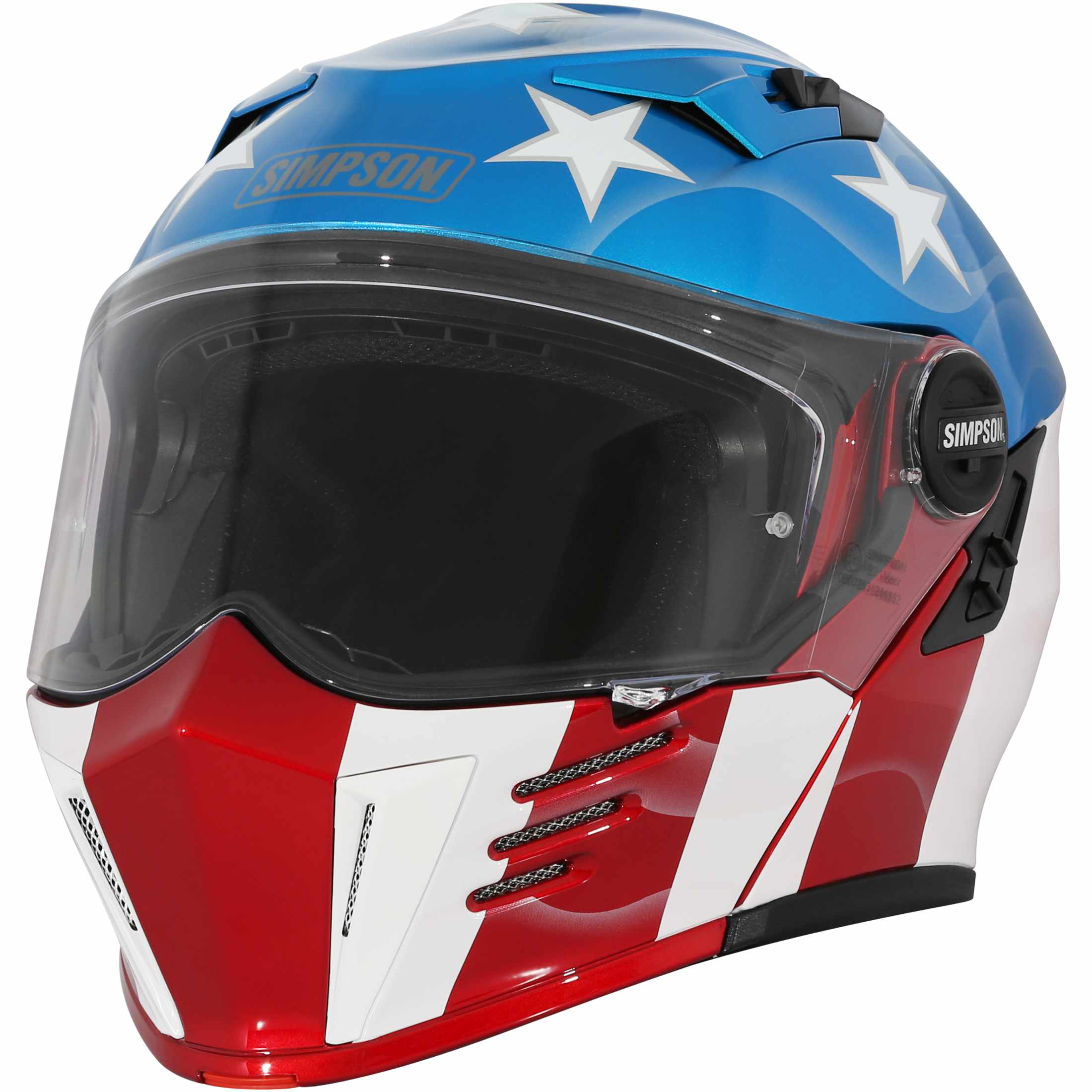 Simpson Mod Bandit Future Glory Adult Street Helmets-M59GLORYXS