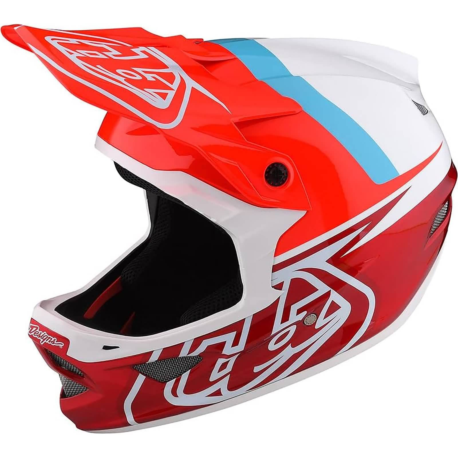 Troy Lee Designs D3 Fiberlite Slant Adult MTB Helmets-198744015