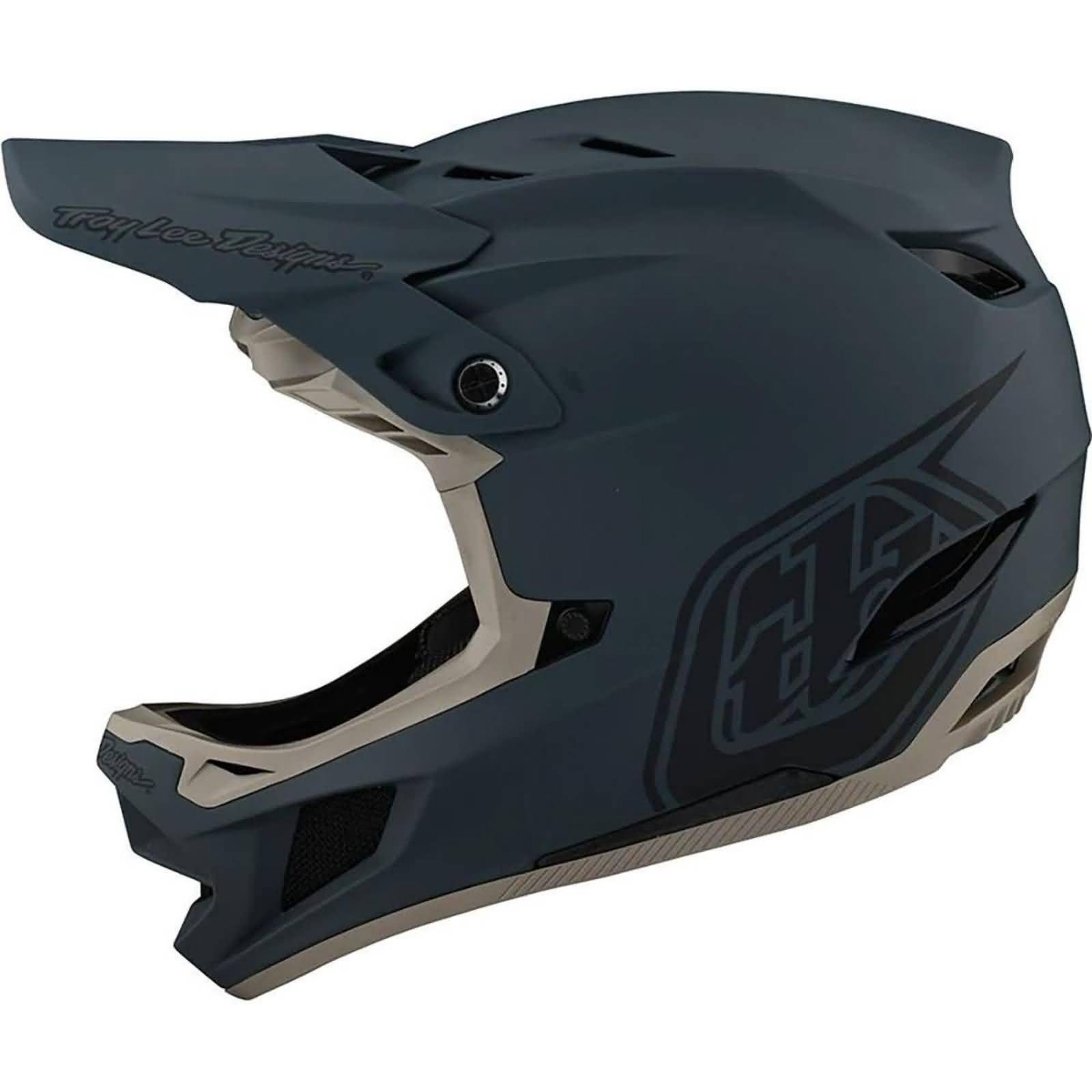 Troy Lee Designs D4 Composite Stealth MIPS Adult MTB Helmets-140437011