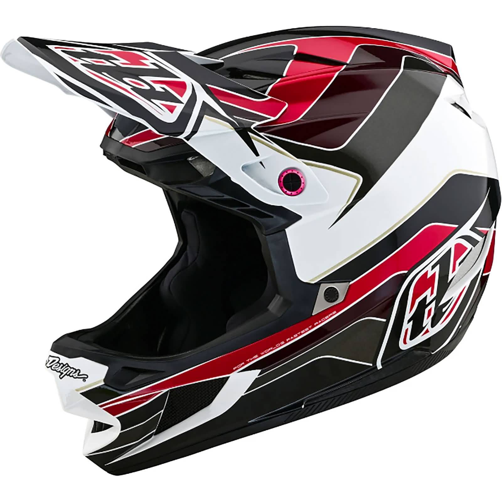 Troy Lee Designs D4 Polyacrylite Block MIPS Adult MTB Helmets-174582011