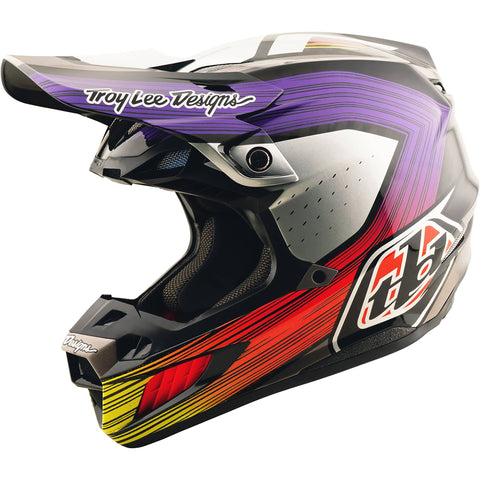Troy Lee Designs SE5 Carbon Stripes MIPS Adult Off-Road Helmets