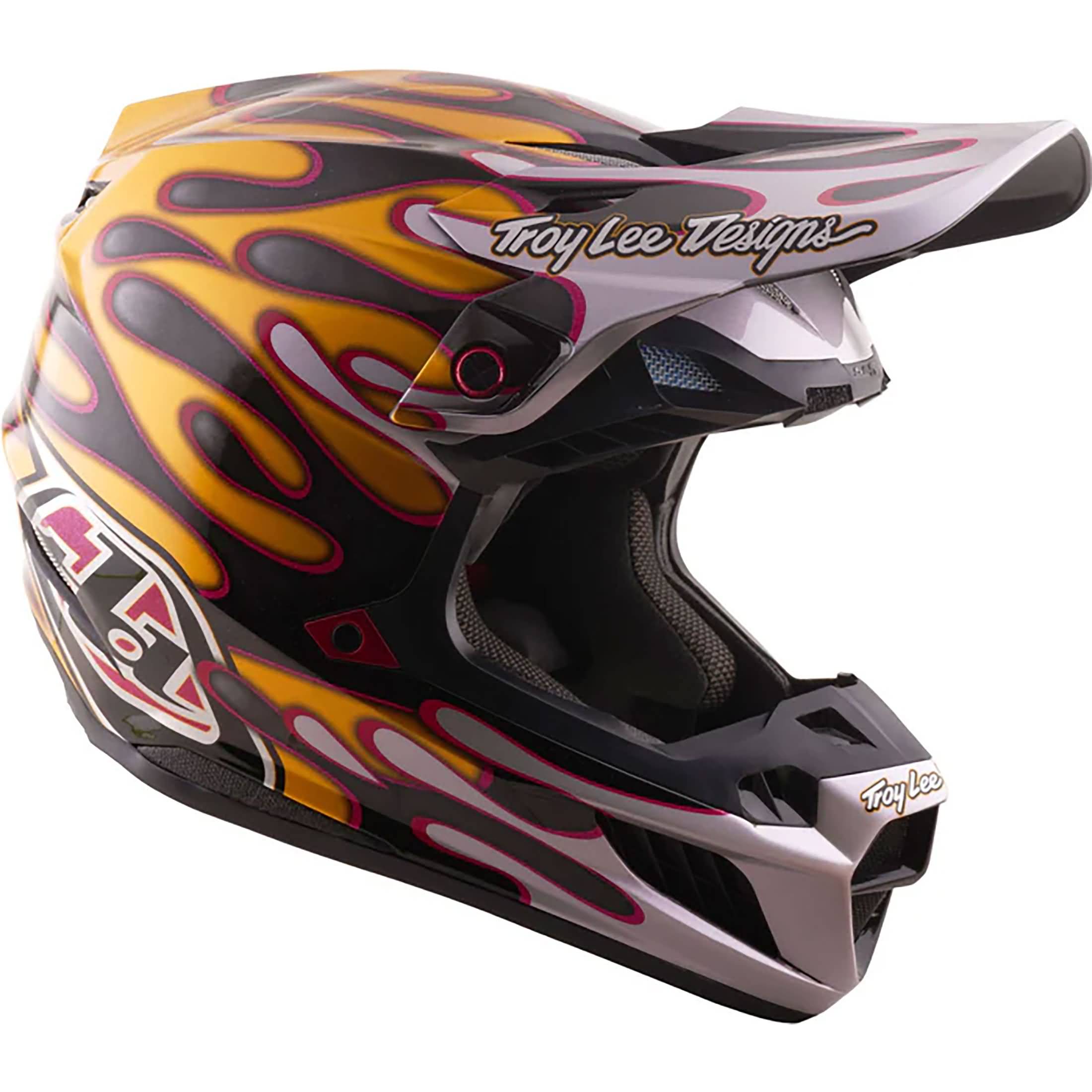 Troy Lee Designs SE5 Carbon Overspray MIPS Adult Off-Road Helmets-171030001