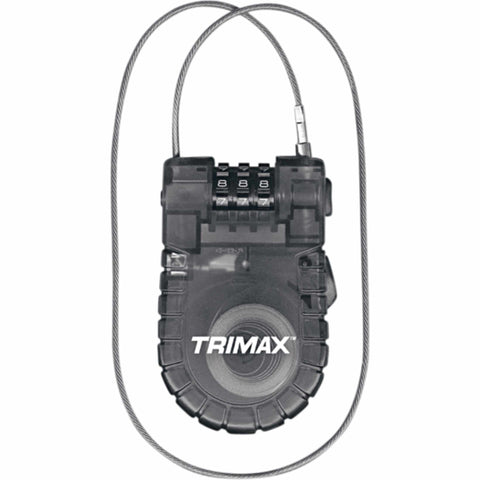 Trimax Retractable Cable Combination Locks