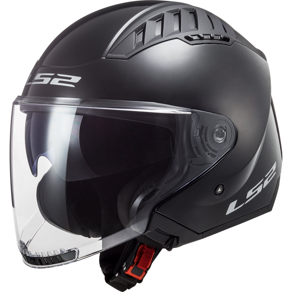 LS2 Copter Solid Open Face Motorcycle Helmet