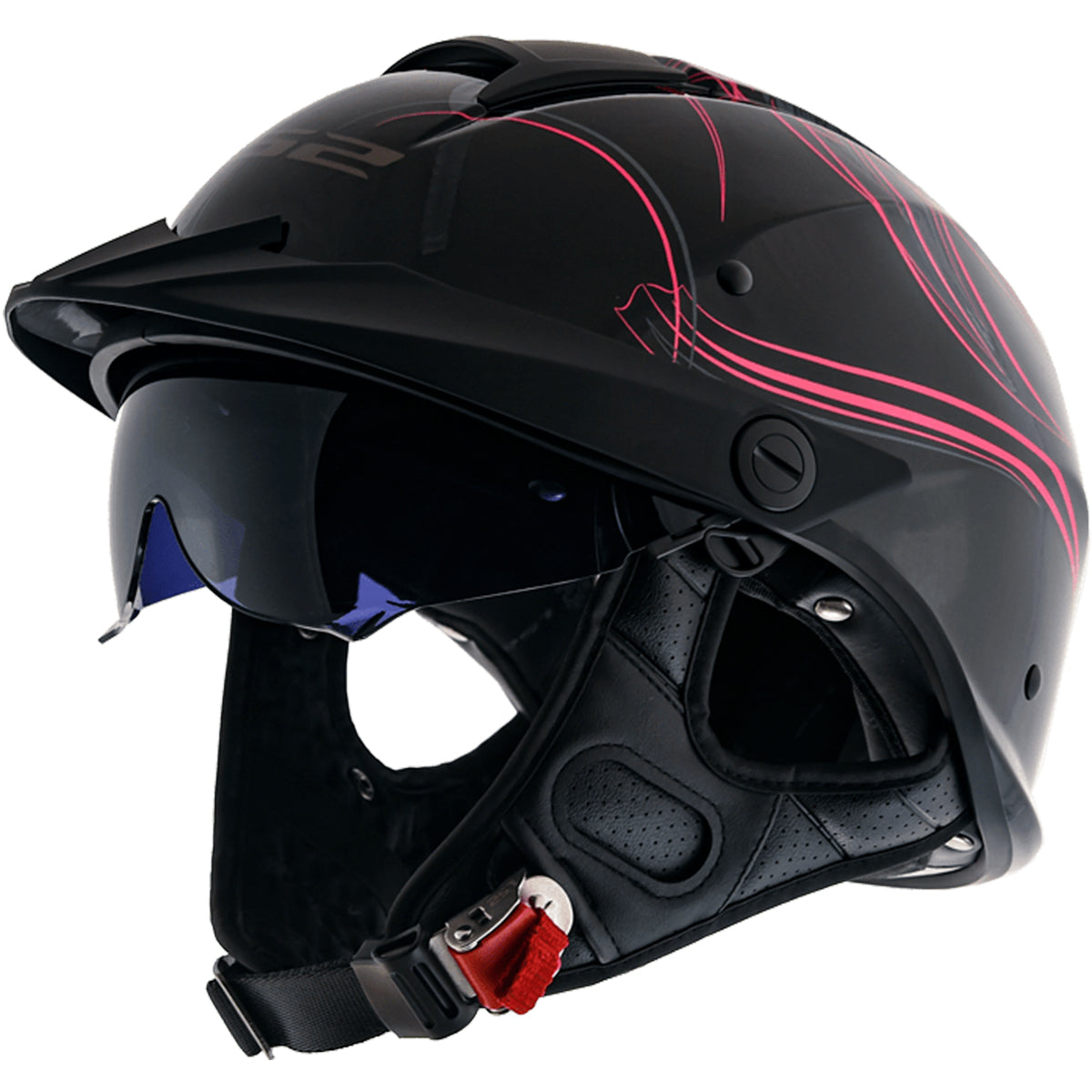 LS2 Rebellion Wheels & Wings Adult Cruiser Helmets-590