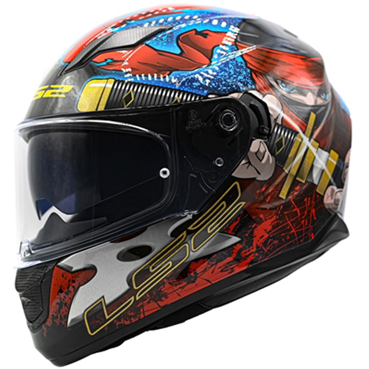 LS2 Stream Ninja Full Face Adult Street Helmets-328