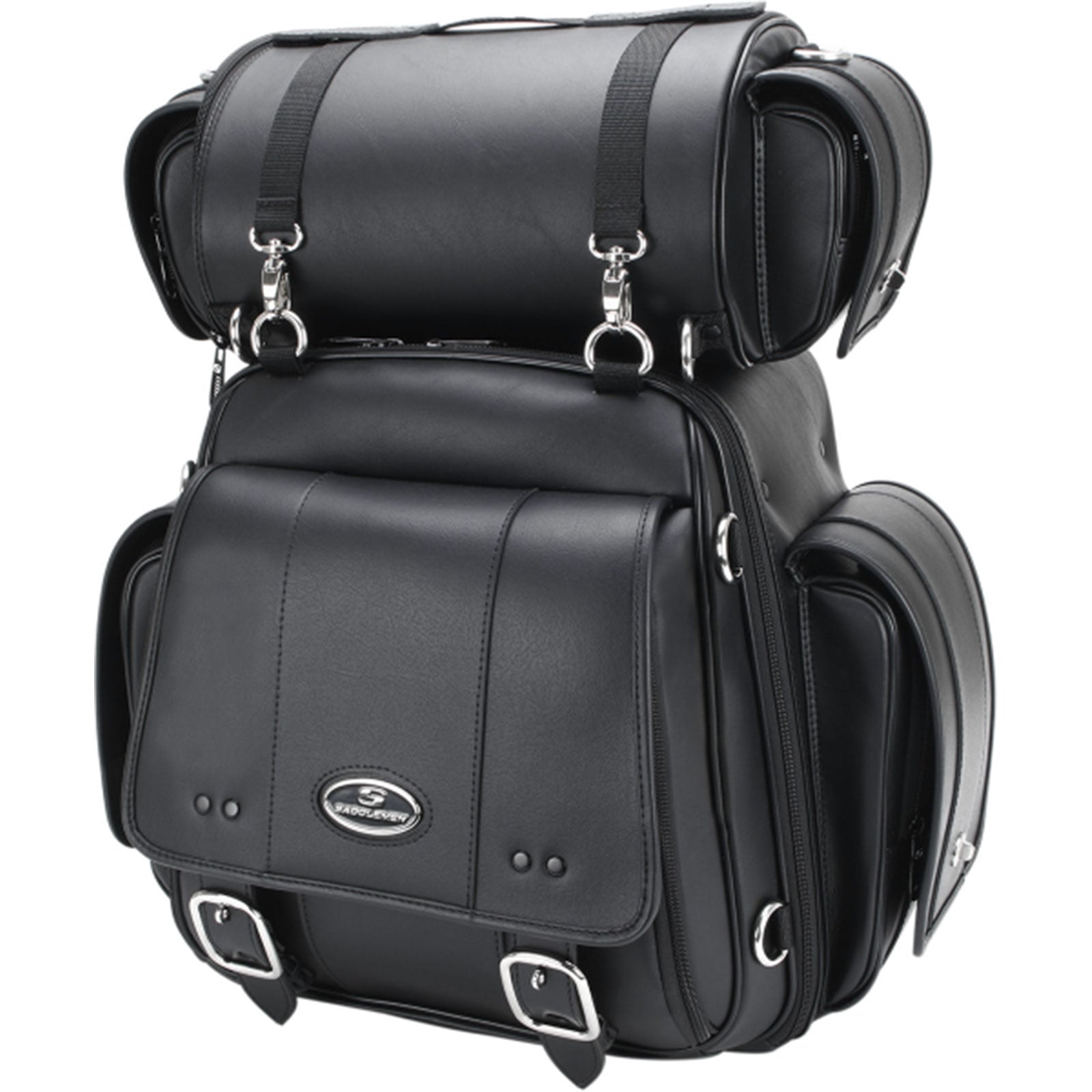 Saddlemen CD3600 with Roll Bag Sissybar Adult Bags-3515