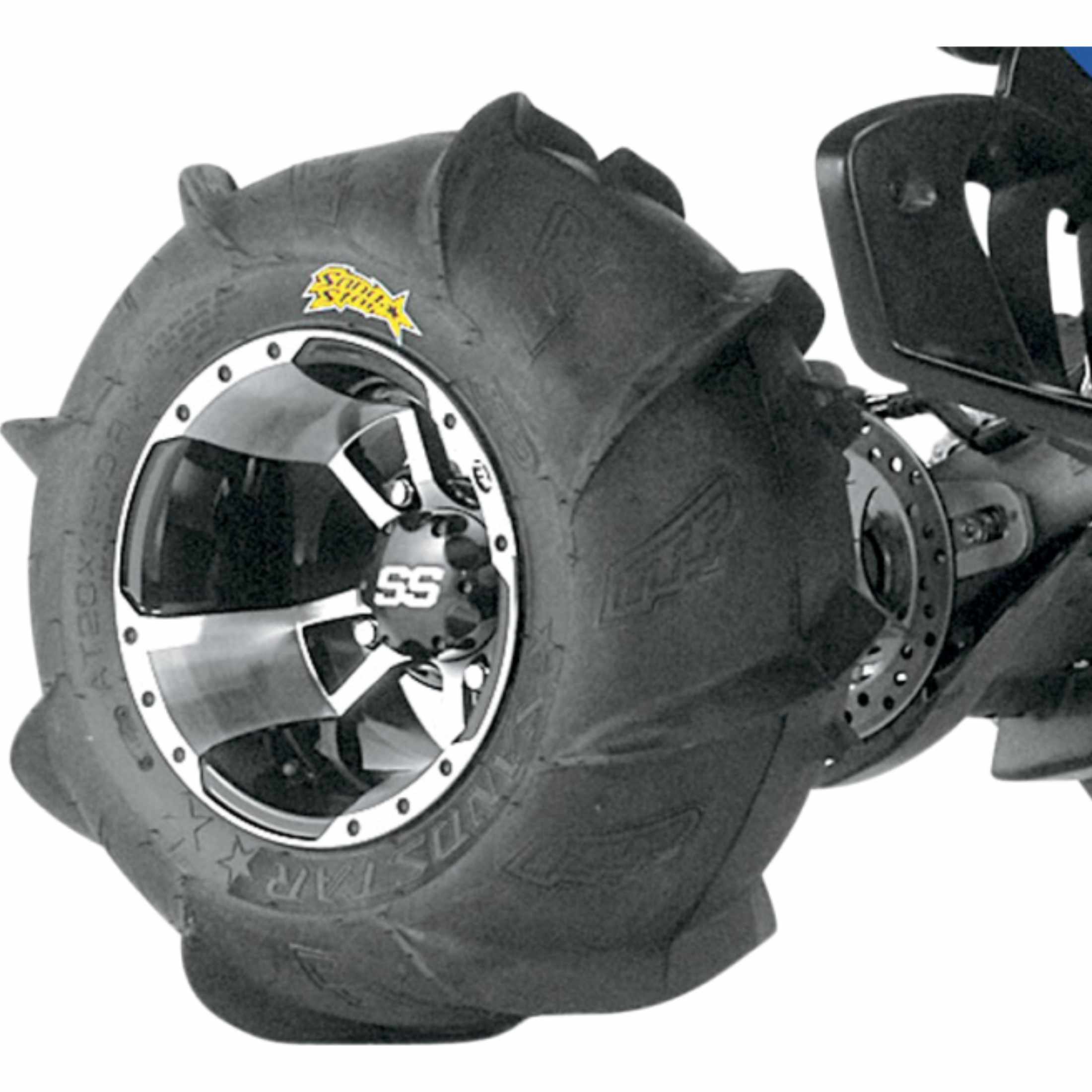 ITP Sand Star Angle Paddle 10" Rear Right Off-Road Tires - Black