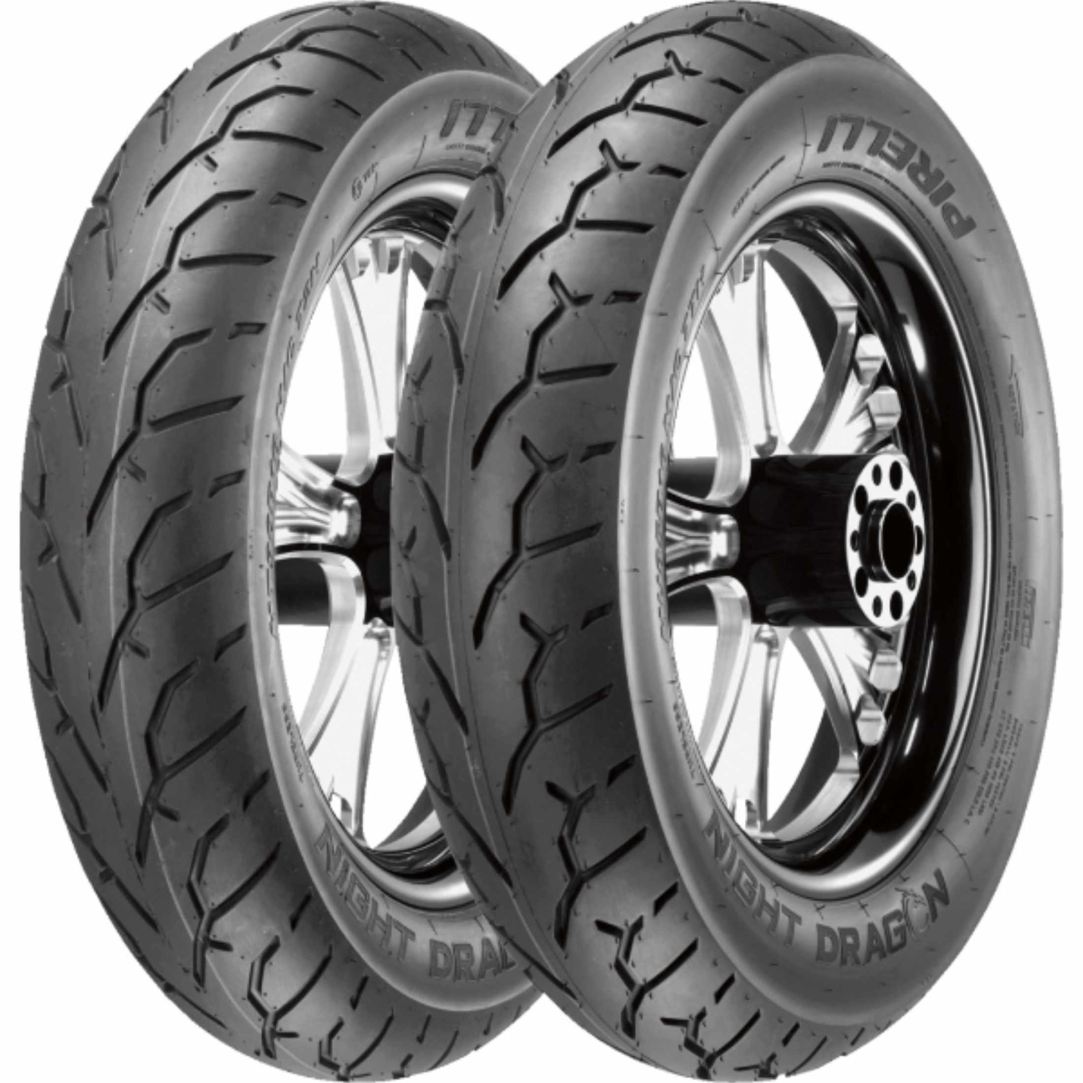 Pirelli Night Dragon Radial 18" Front Street Tires - Black