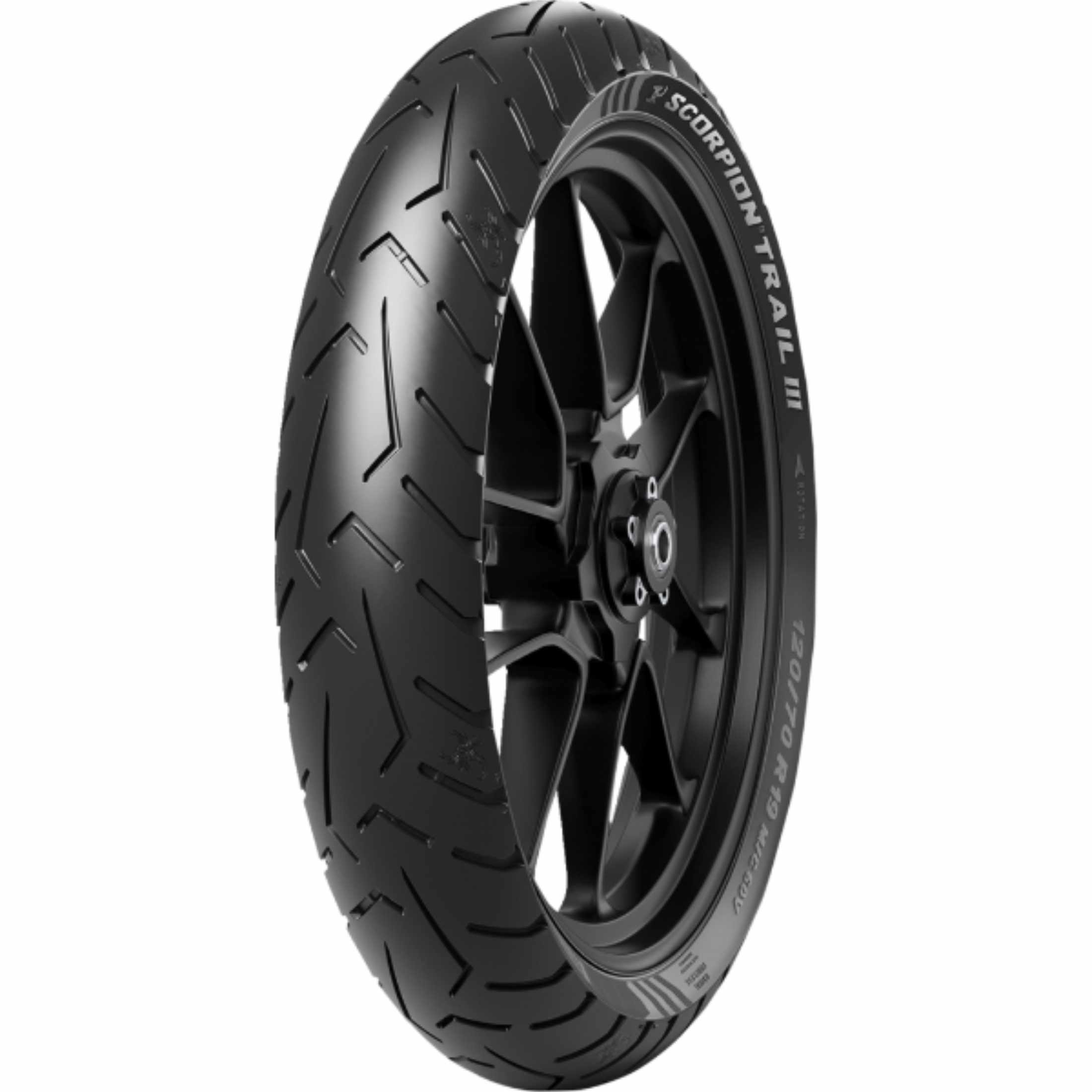 Pirelli Scorpion Trail III Radial 18" Front Street Tires - Black
