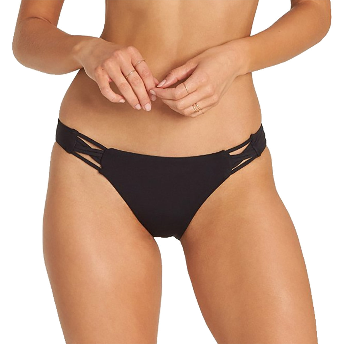 Billabong Sol Searcher Tropic Women's Bottom Swimwear - Black Pebble / Large