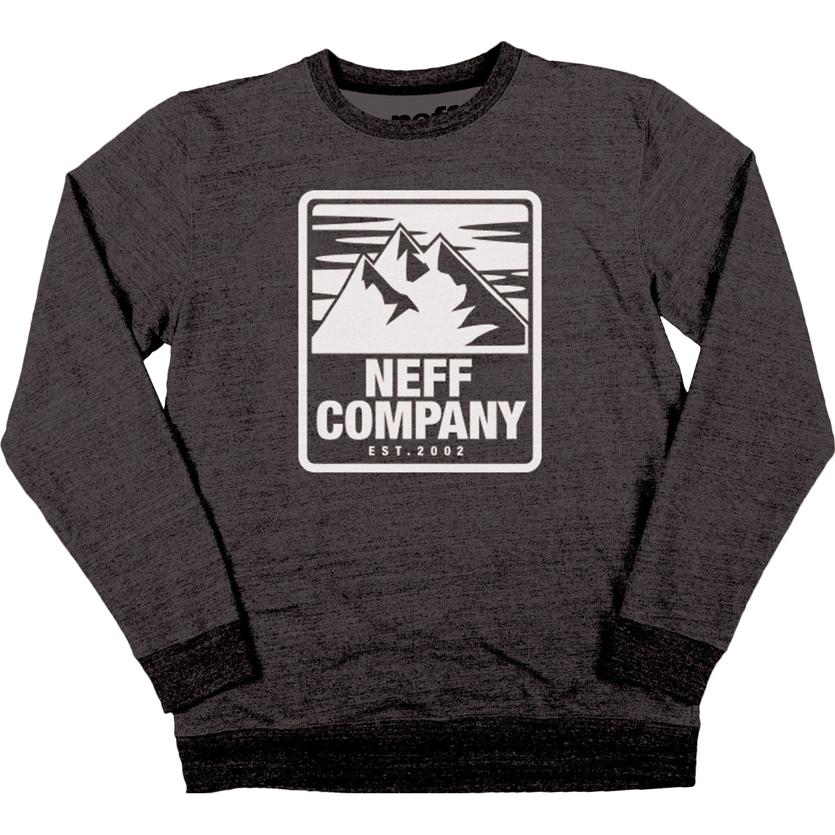 Neff Mountainerring Crew Men's Sweater Sweatshirts - Charcoal Heather