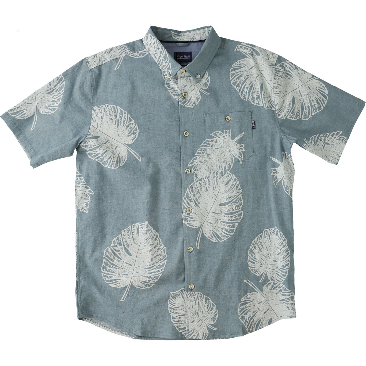 O'Neill Jack O'Neill Palms Men's Button Up Short-Sleeve Shirts - Jade