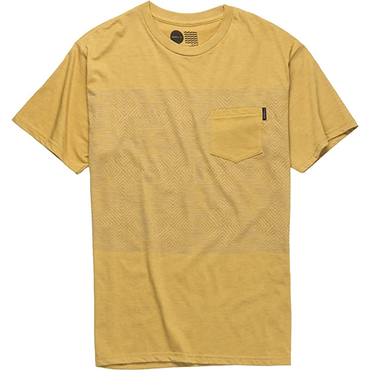 O'Neill Diamond Zag Men's Short-Sleeve Shirts - Harvest Gold