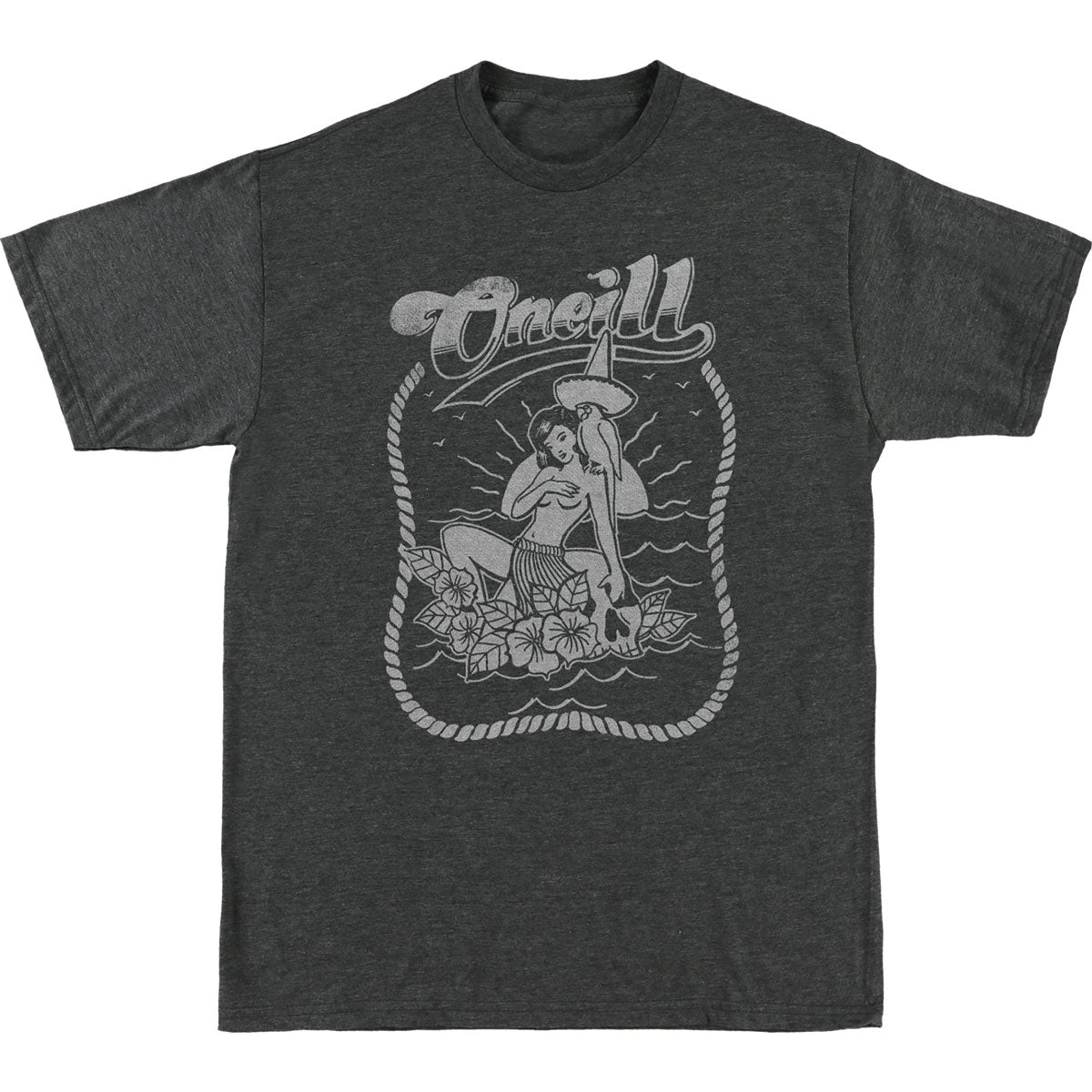 O'Neill Hasta Men's Short-Sleeve Shirts - Heather Black